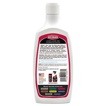 WEIMAN® Glass Cook Top Cleaner And Polish, 20 Oz, Squeeze Bottle, 6-ct freeshipping - TVN Wholesale